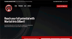 Desktop Screenshot of martialartsgilbert.com